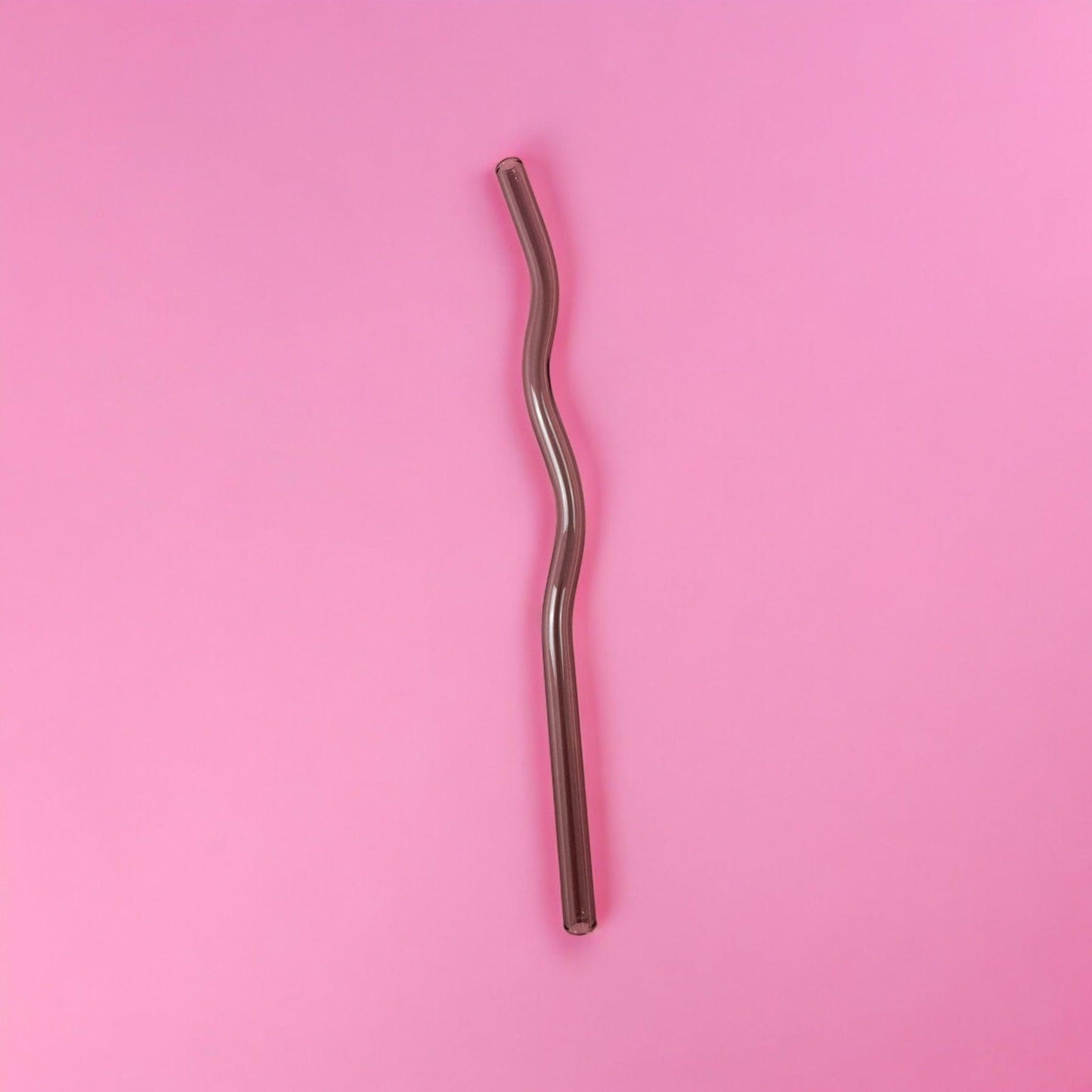 Glass Wavy Straws
