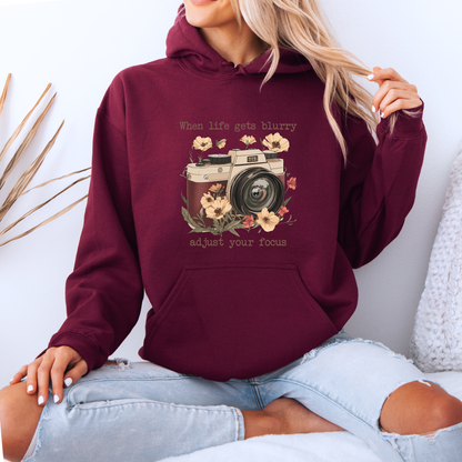 📸🌸 Adjust Your Focus
 Luxuriously Thick Hoodie✨