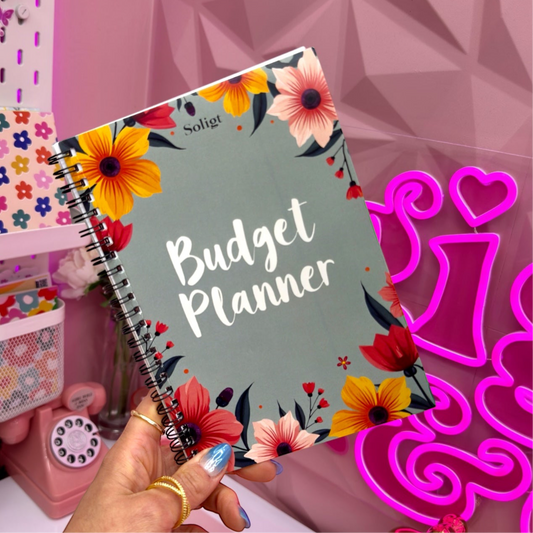 Floral Budget Planner – 80 Pages to Organize Your Finances! ✨💰🌸