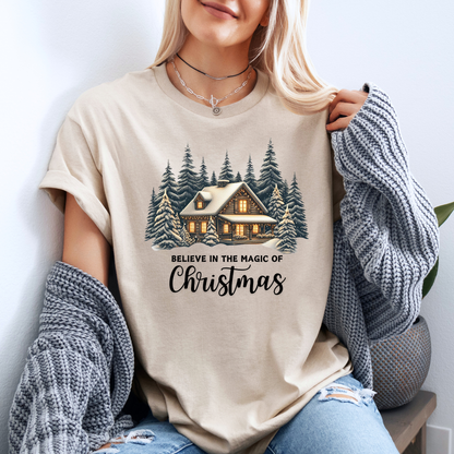❄️🏡 Winter Lodge Glow 💫  100% Organic Cotton T-Shirt