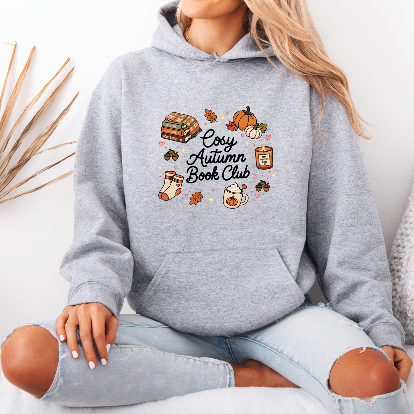 Cosy Autumn Book Club Hoodie 📚🍂