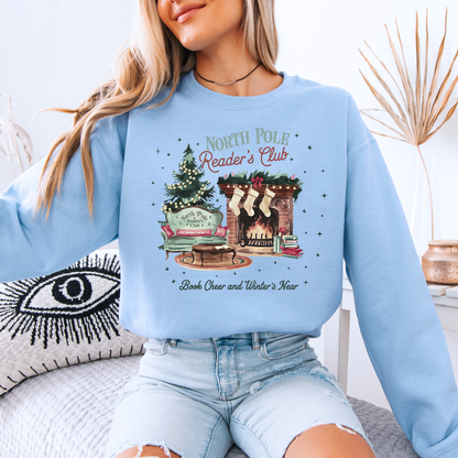 📚❄️ North Pole Reader’s Club ❄️📚 Organic Cotton Sweatshirt
