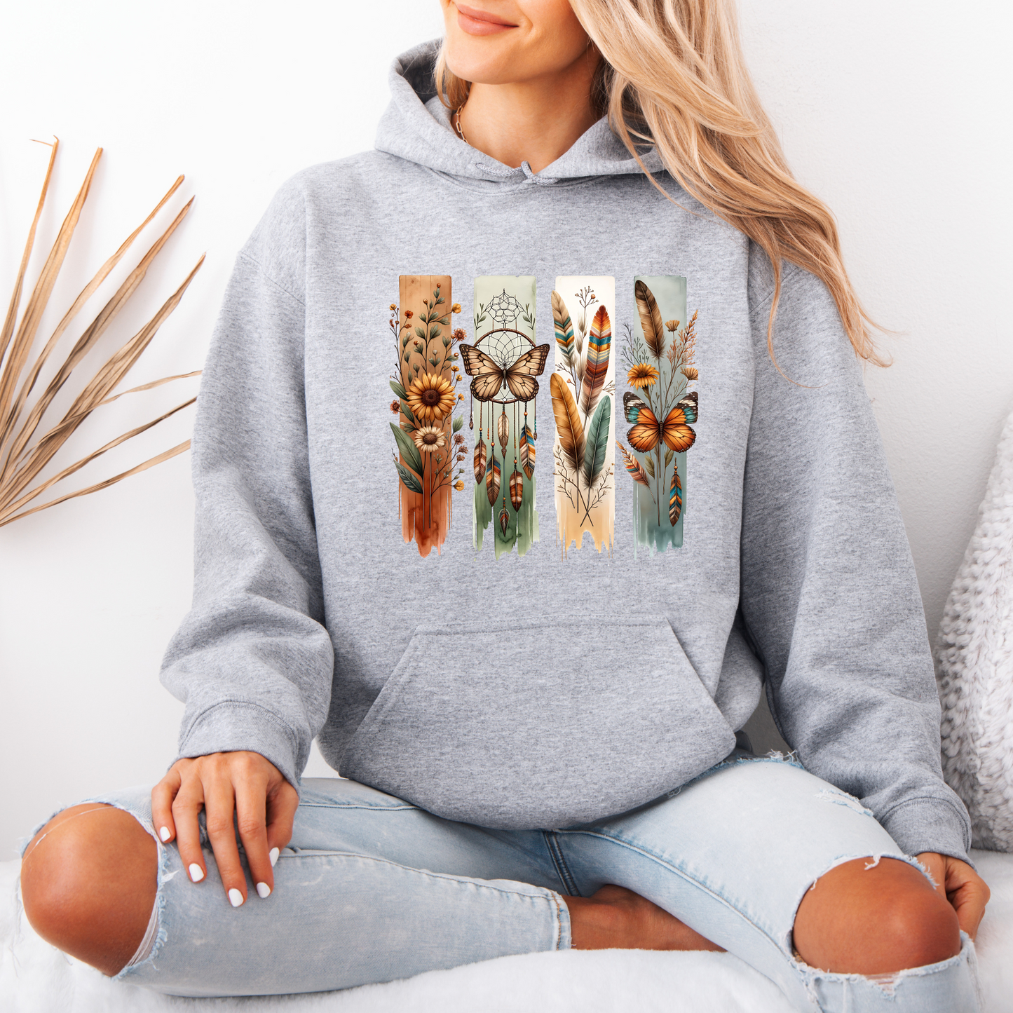 Dreamcatcher Whispers Oversized Hoodie hoodie Organic Cotton