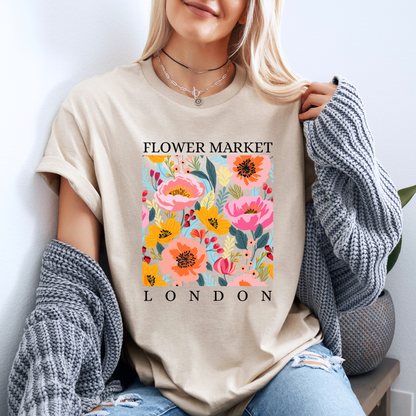 Evening Blossom Garden 🌺 t-shirt 100% Organic Cotton