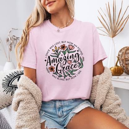 Amazing Grace T-shirt 100% Organic Cotton