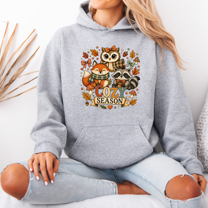 🍂☕ Cozy Season Friends Premium Hoodie 🎃✨