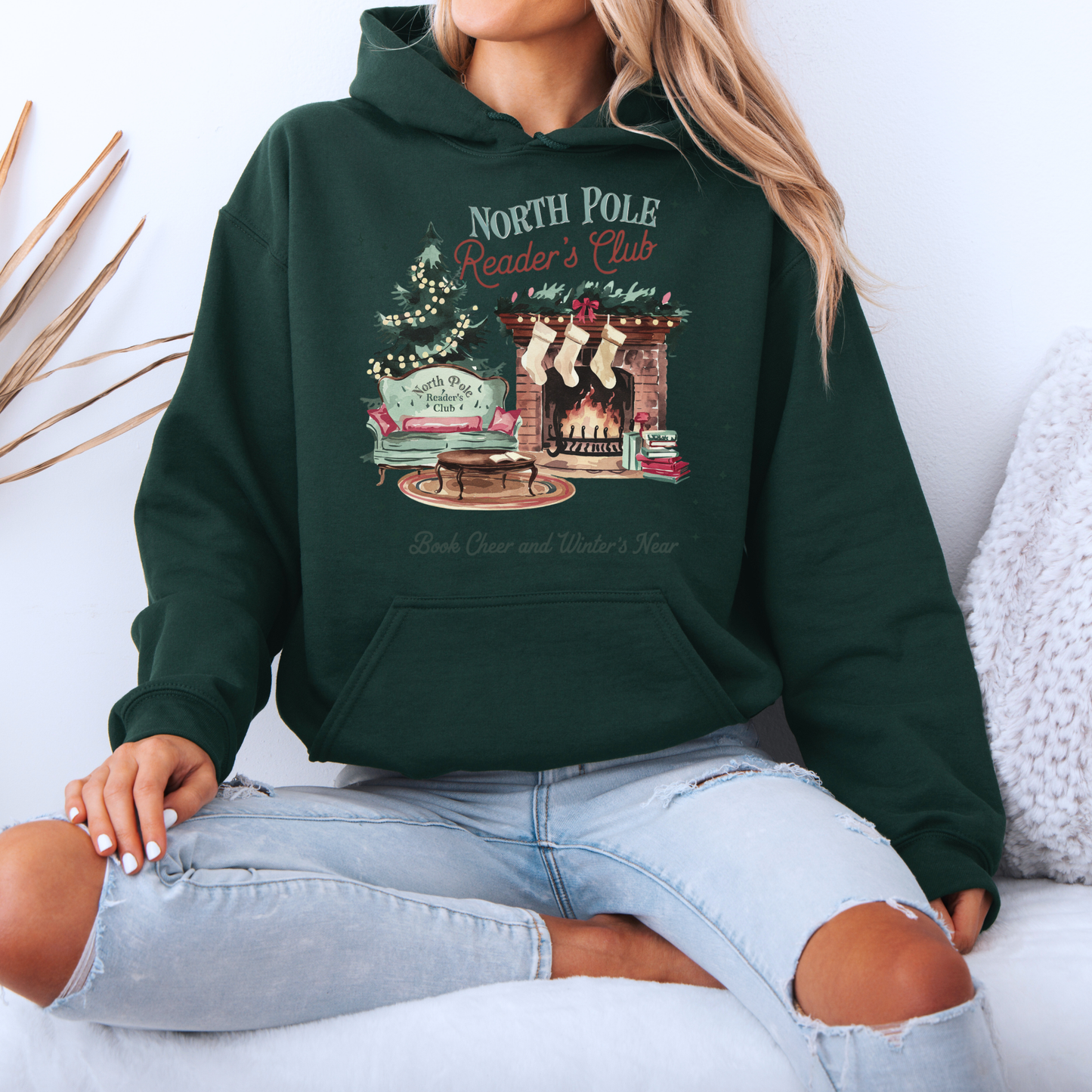 📚❄️ North Pole Reader’s Club ❄️📚 Luxuriously Thick Hoodie
