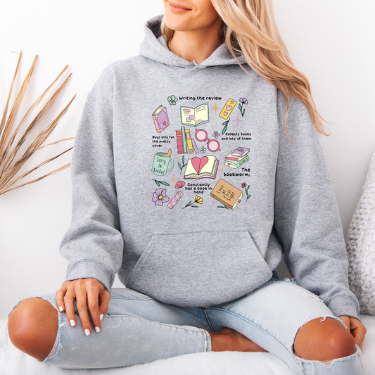 Literary Love Affair Oversized Hoodie hoodie Organic Cotton