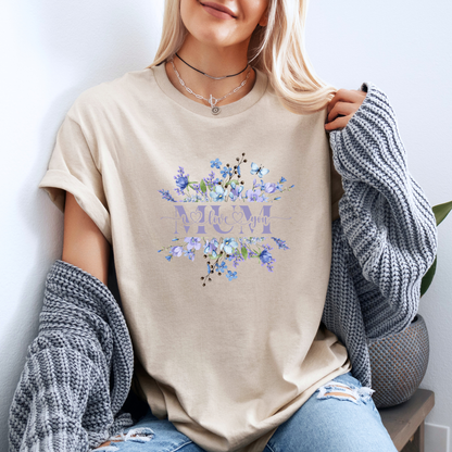 Mum I Love You Floral Heart T-shirt  💐💙