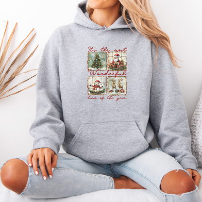 🎄 Vintage Christmas Magic ✨  Luxuriously Thick Hoodie