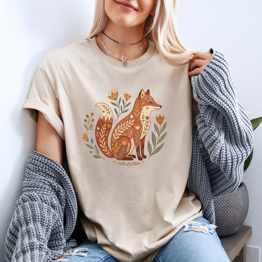 🦊🌿 Woodland Fox Tee 🍂✨