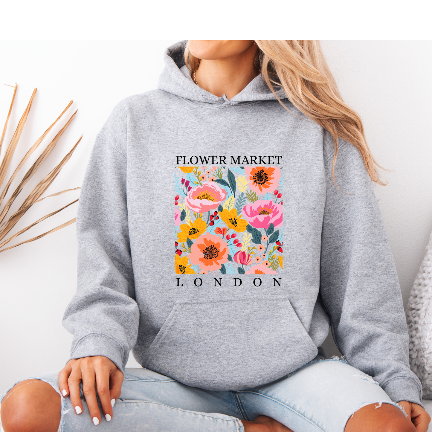 Evening Blossom Garden 🌺 Luxuriously Thick Hoodie