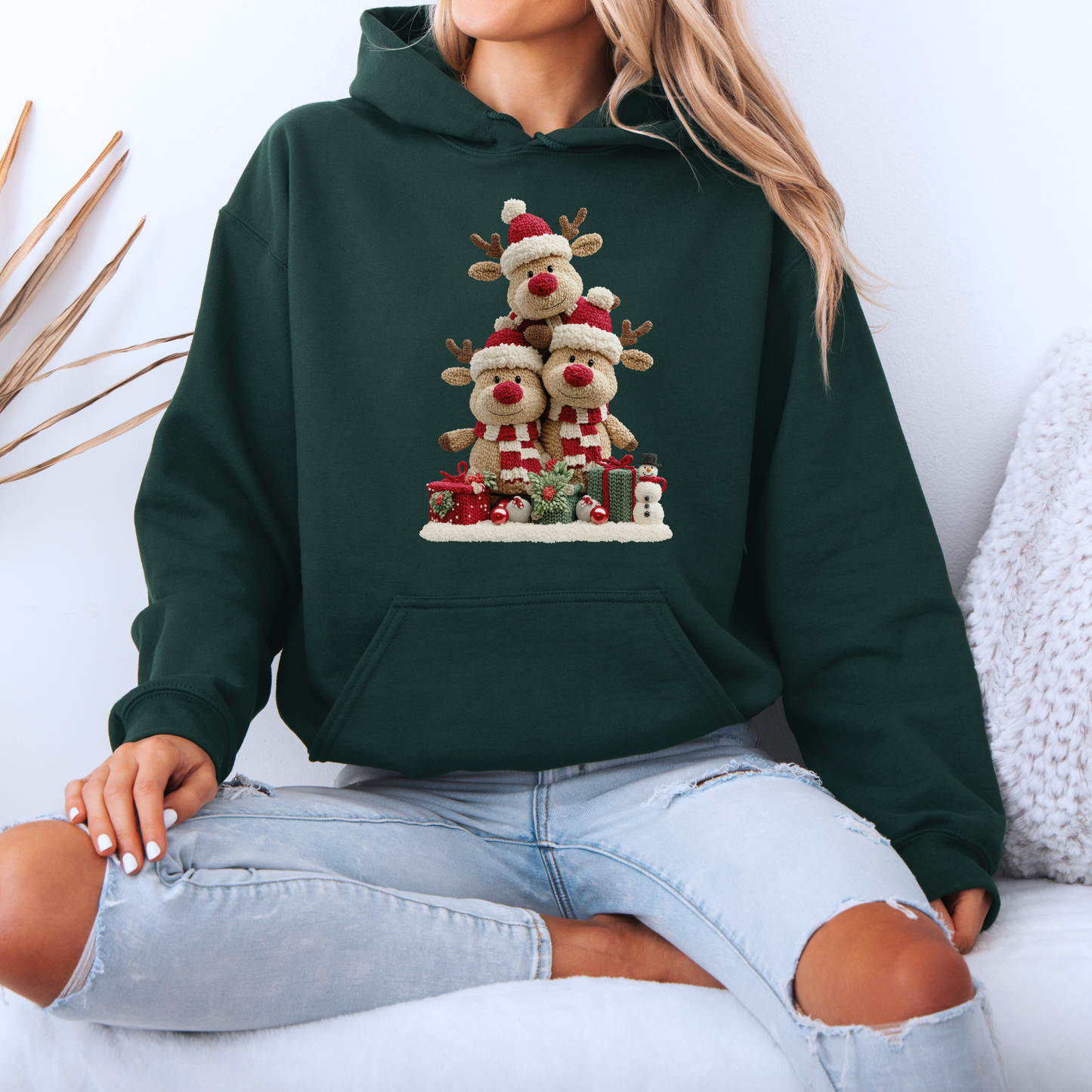 🦌✨ Cozy Reindeer Stack ✨🦌 Luxuriously Thick Hoodie