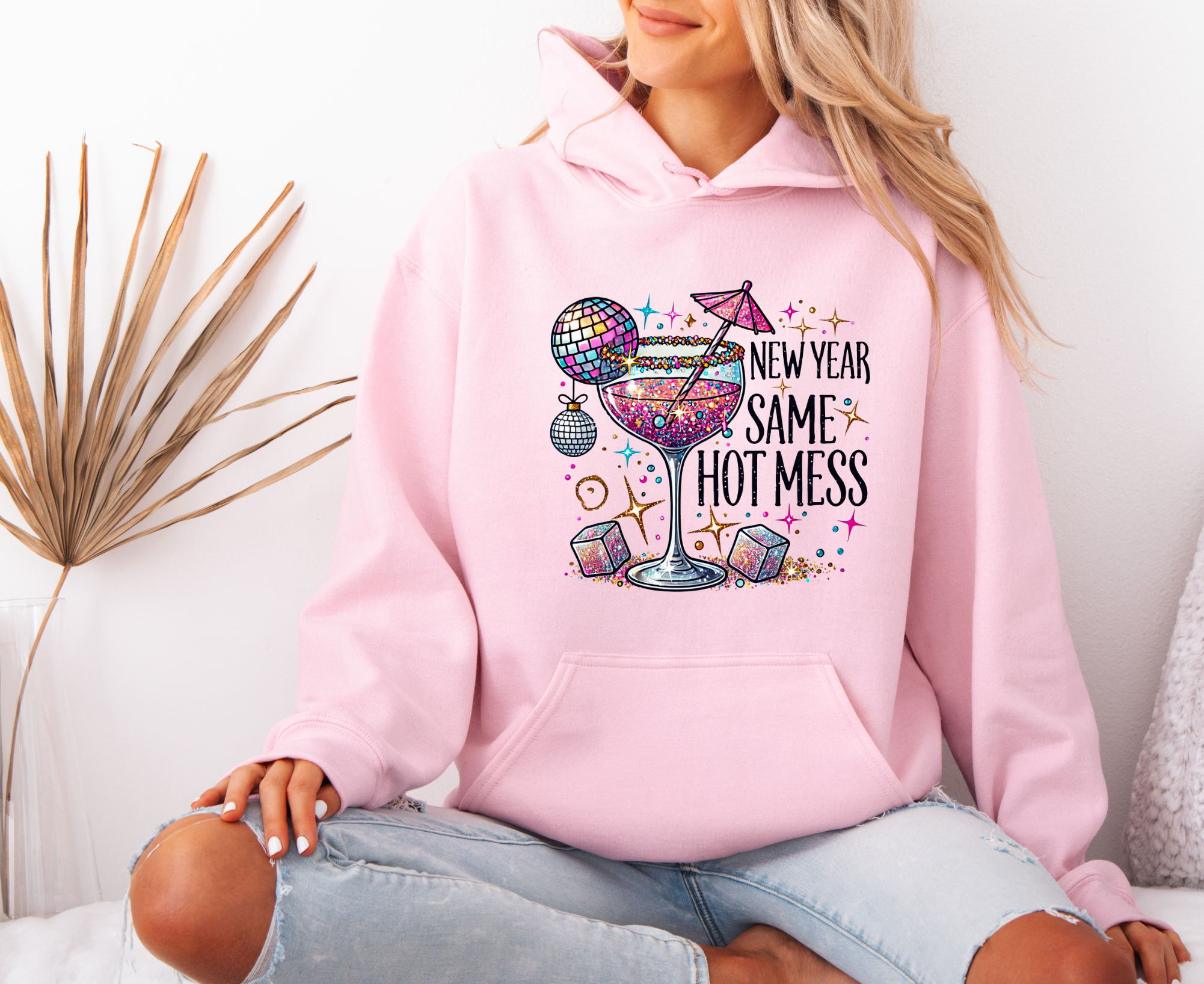 Hot Mess Drink Oversized Hoodie