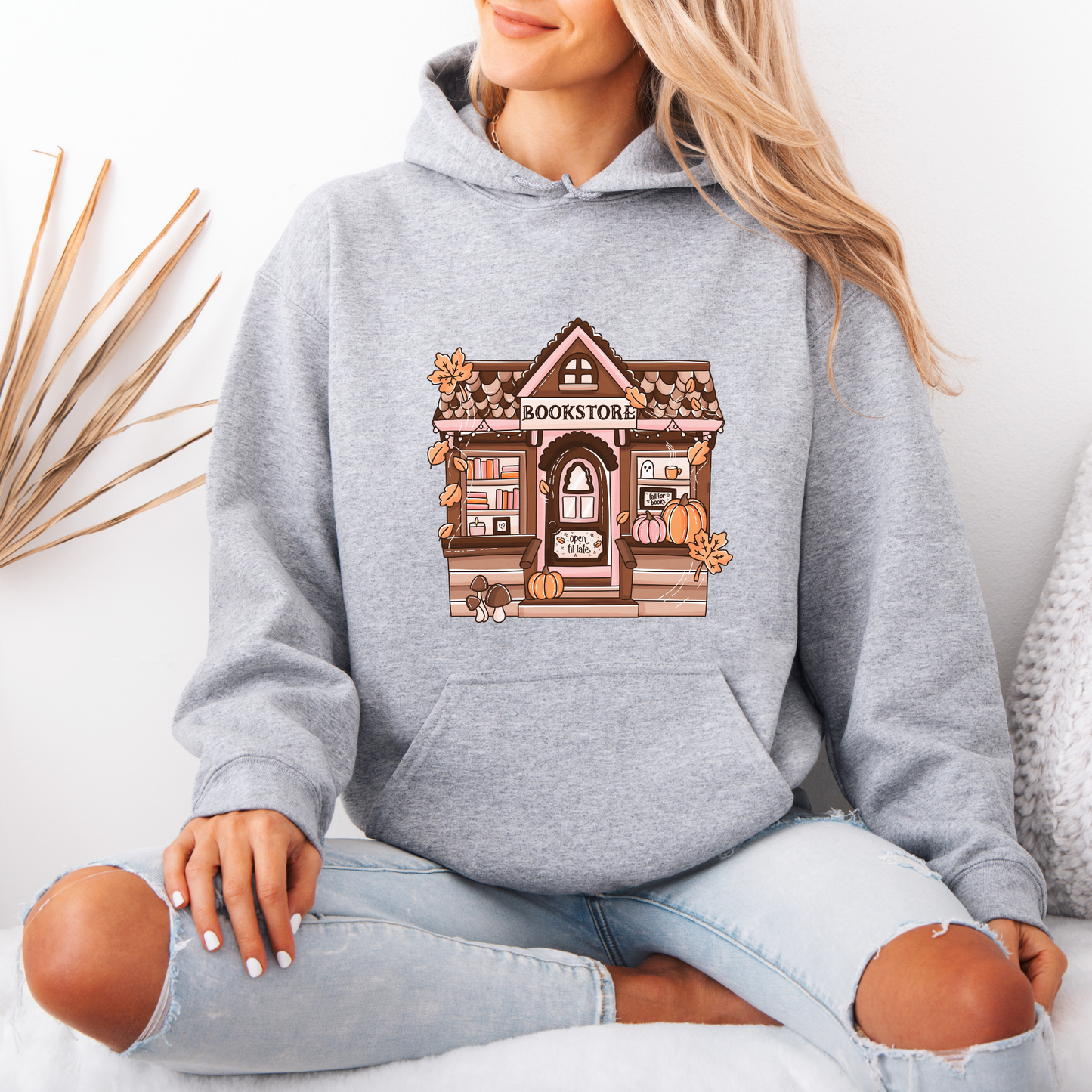 Fall Bookstore Luxuriously Thick Hoodie