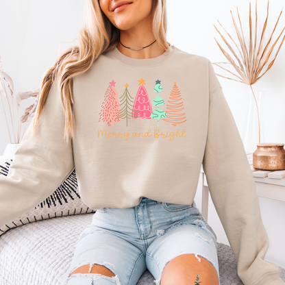 🎄Merry & Bright Forest 🌟 Organic Cotton Sweatshirt