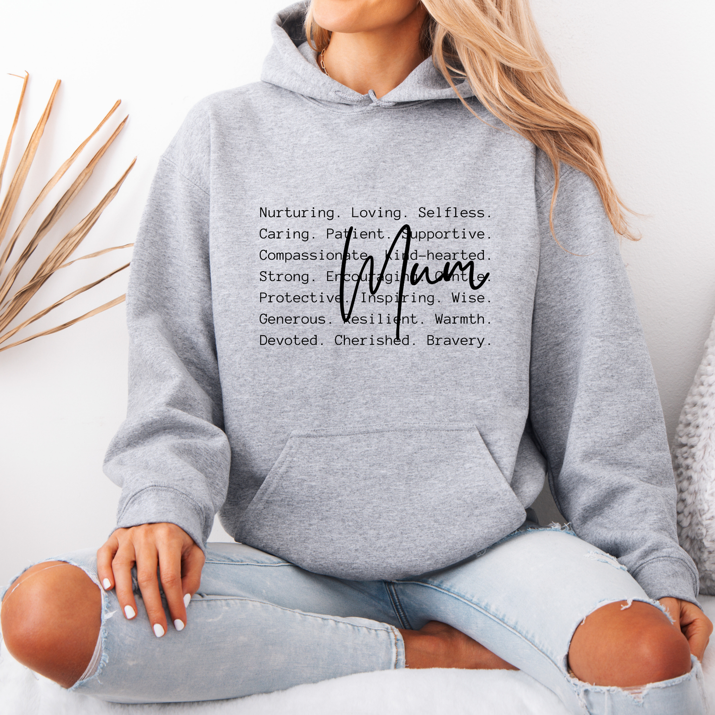🤍 “Mama Nurturing, Loving, Selfless” ✨Luxuriously Thick Hoodie✨