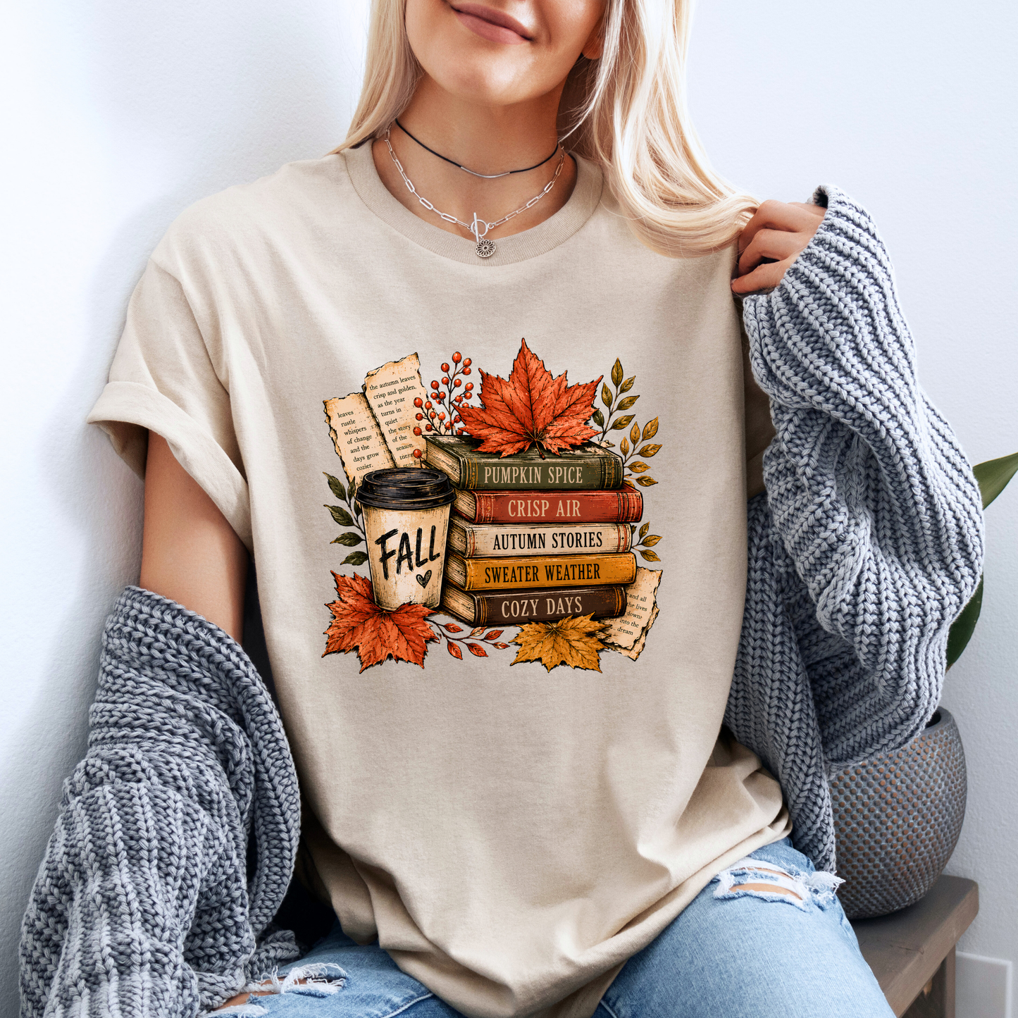 🍂 Autumn Stories Bookish T-Shirt 📚