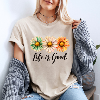 Life Is Good Daisy T-Shirt 🌼
