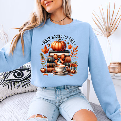 🍂📚 Fully Booked for Fall Sweatshirt 🎃☕