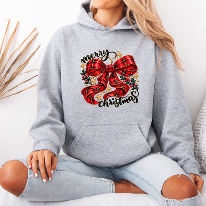 A Tartan Christmas Wish 🎀✨  Premium Christmas Hoodie