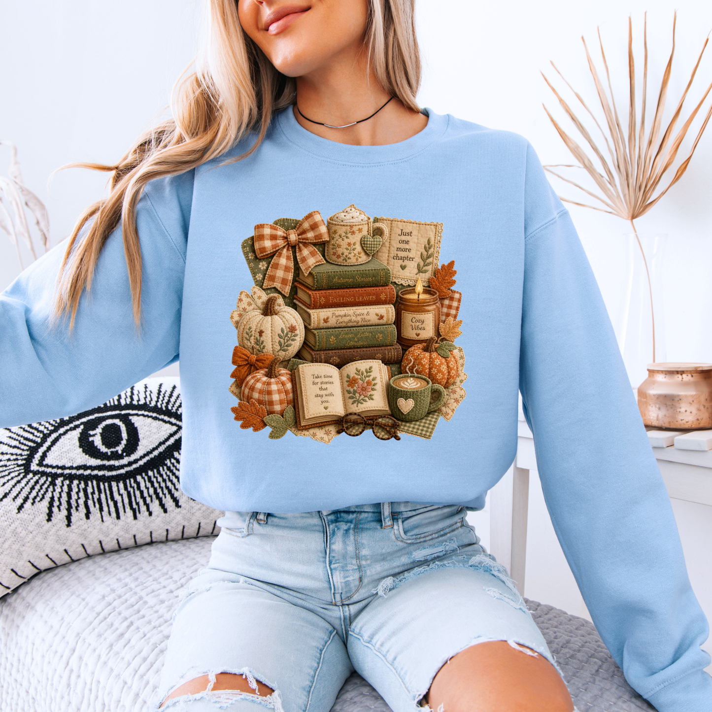 🍂📚 Autumn Stories & Cozy Chapters Sweatshirt 🎃☕