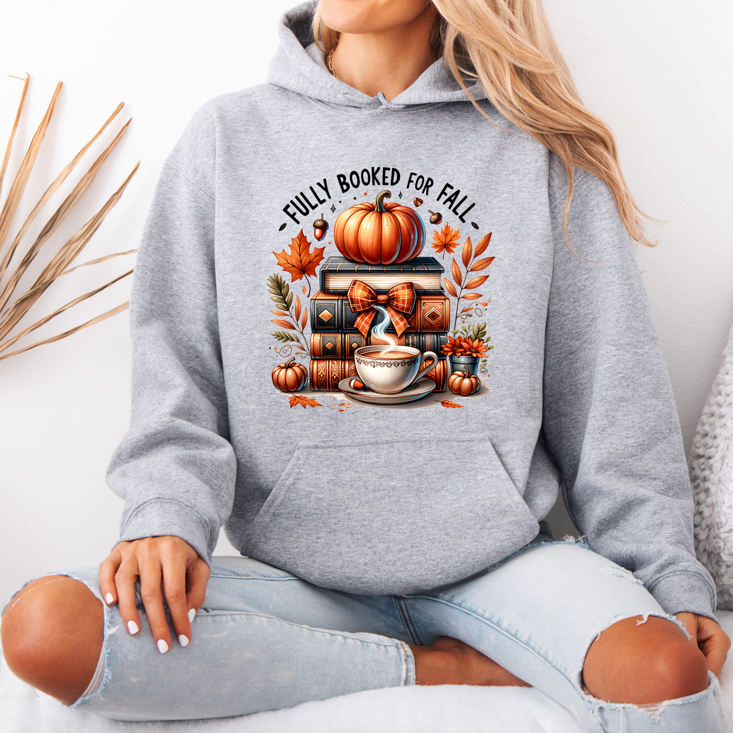 🍂📚 Fully Booked for Fall Hoodie 🎃☕