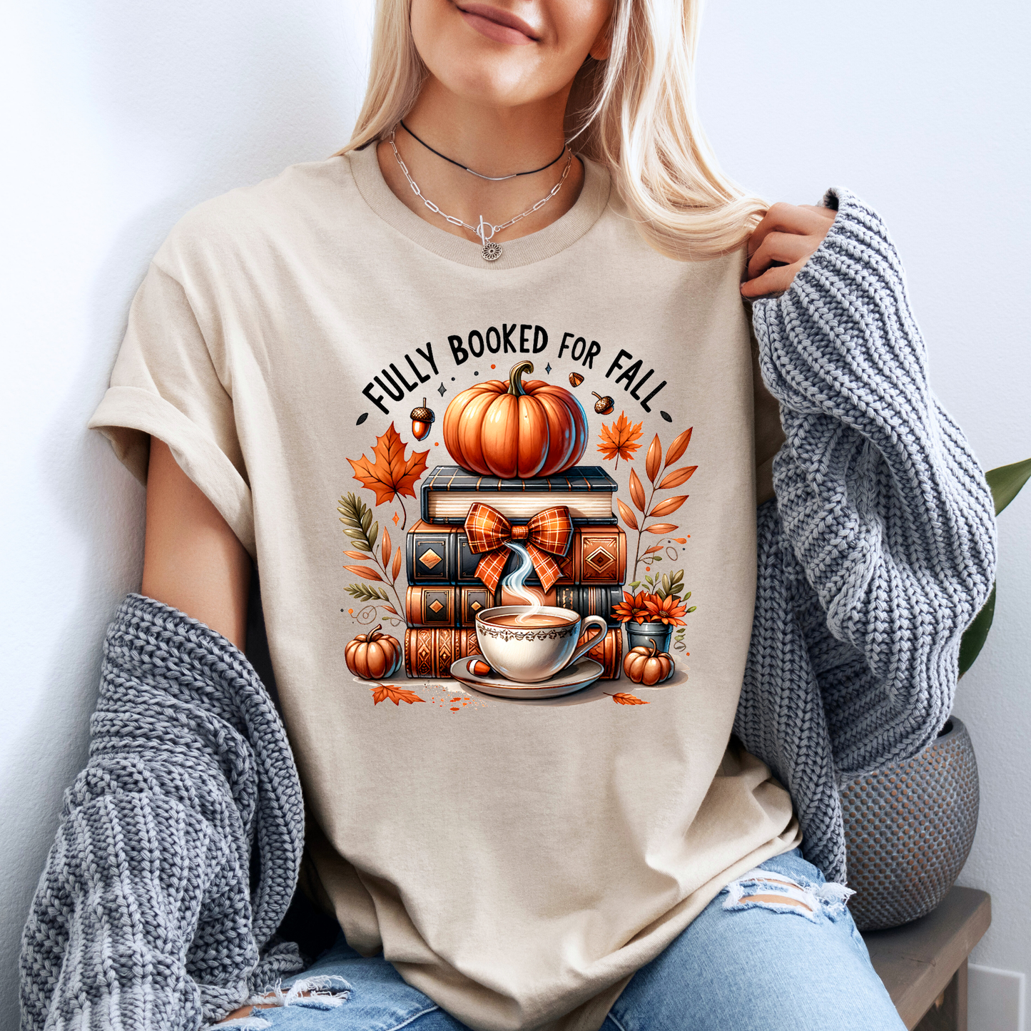 🍂📚 Fully Booked for Fall T-Shirt 🎃☕