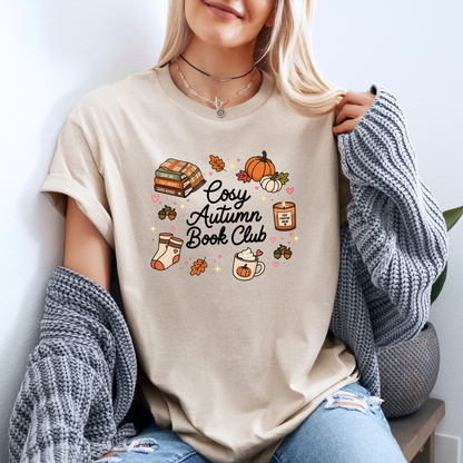 Cosy Autumn Book Club T-Shirt 📚🍂