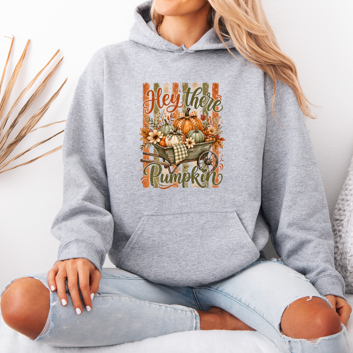🎃 Hey There Pumpkin Autumn Hoodie 🍂