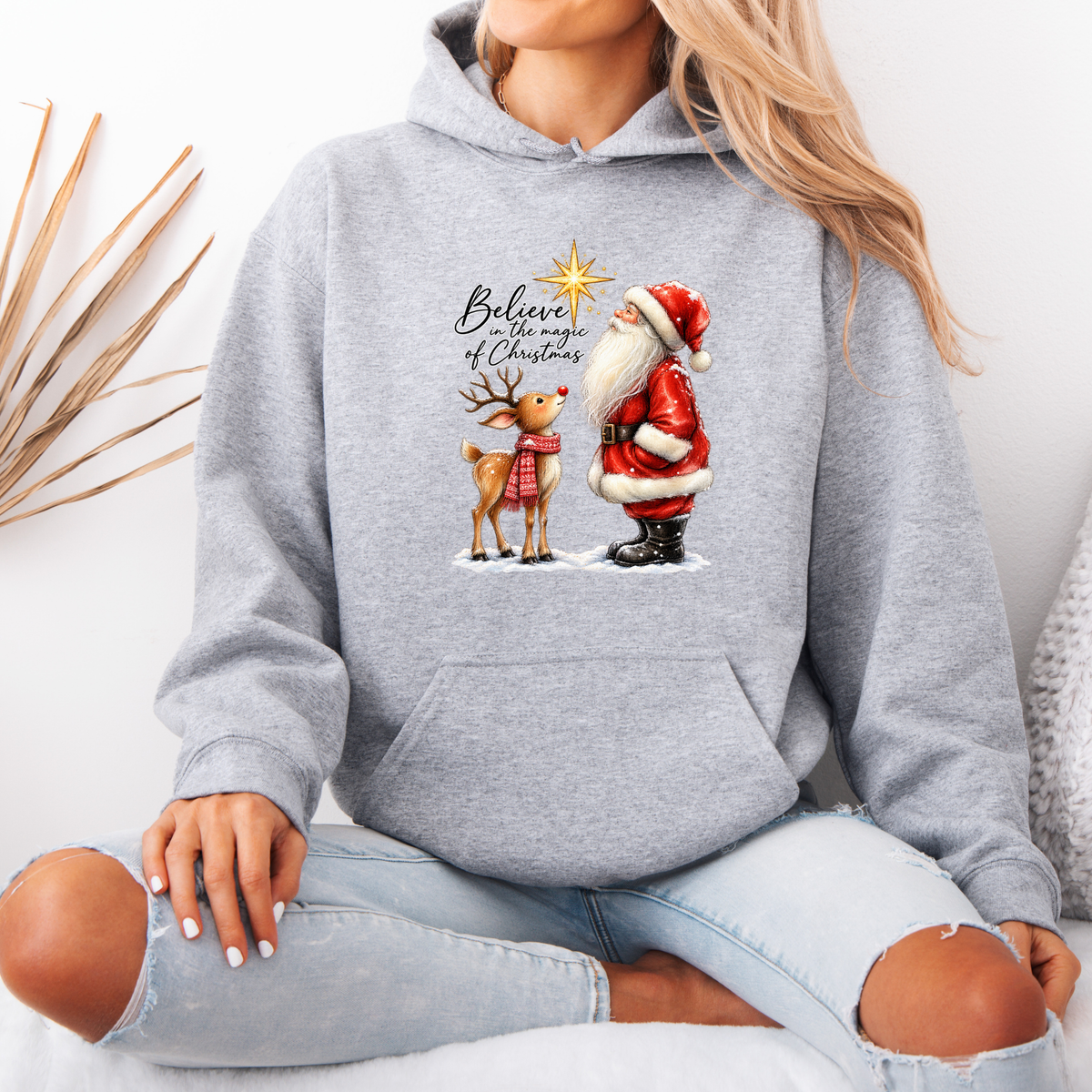 Believe in the Magic of Christmas 🎅🦌✨  Premium Christmas Hoodie