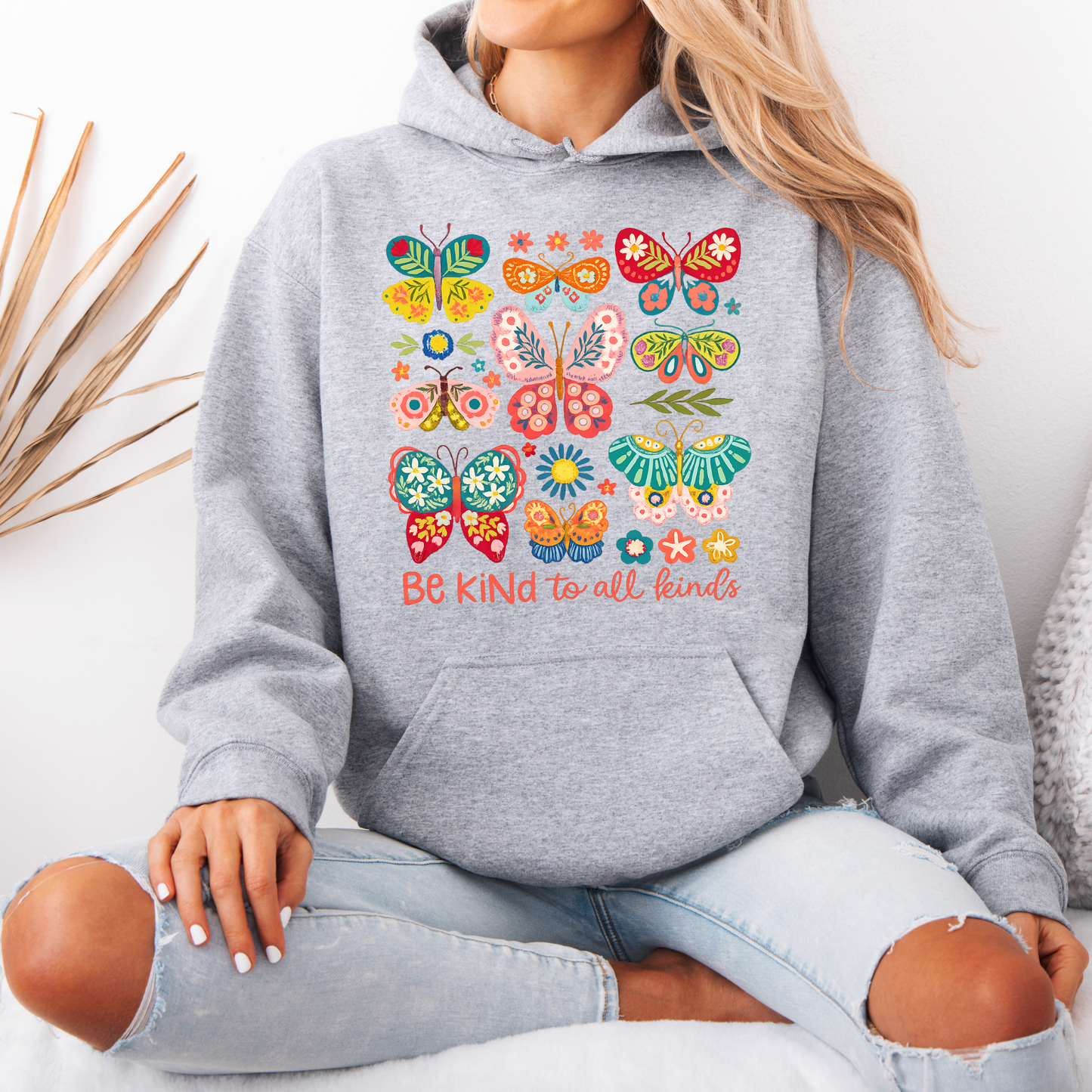 🦋 Colorful Butterflies 🦋✨ Luxuriously Thick Hoodie✨