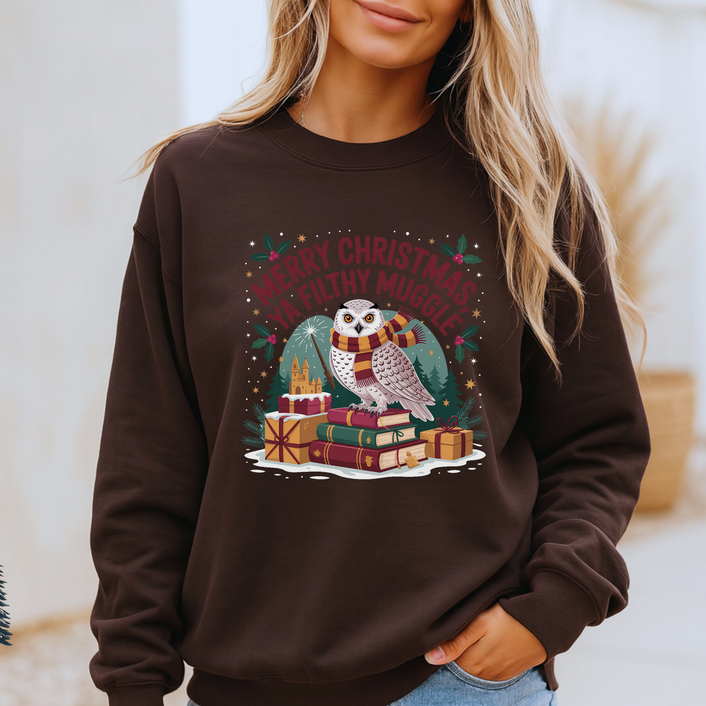🧙‍♂️🎄 Filthy Muggle Christmas 🎄🧙‍♂️ Organic Cotton Sweatshirt