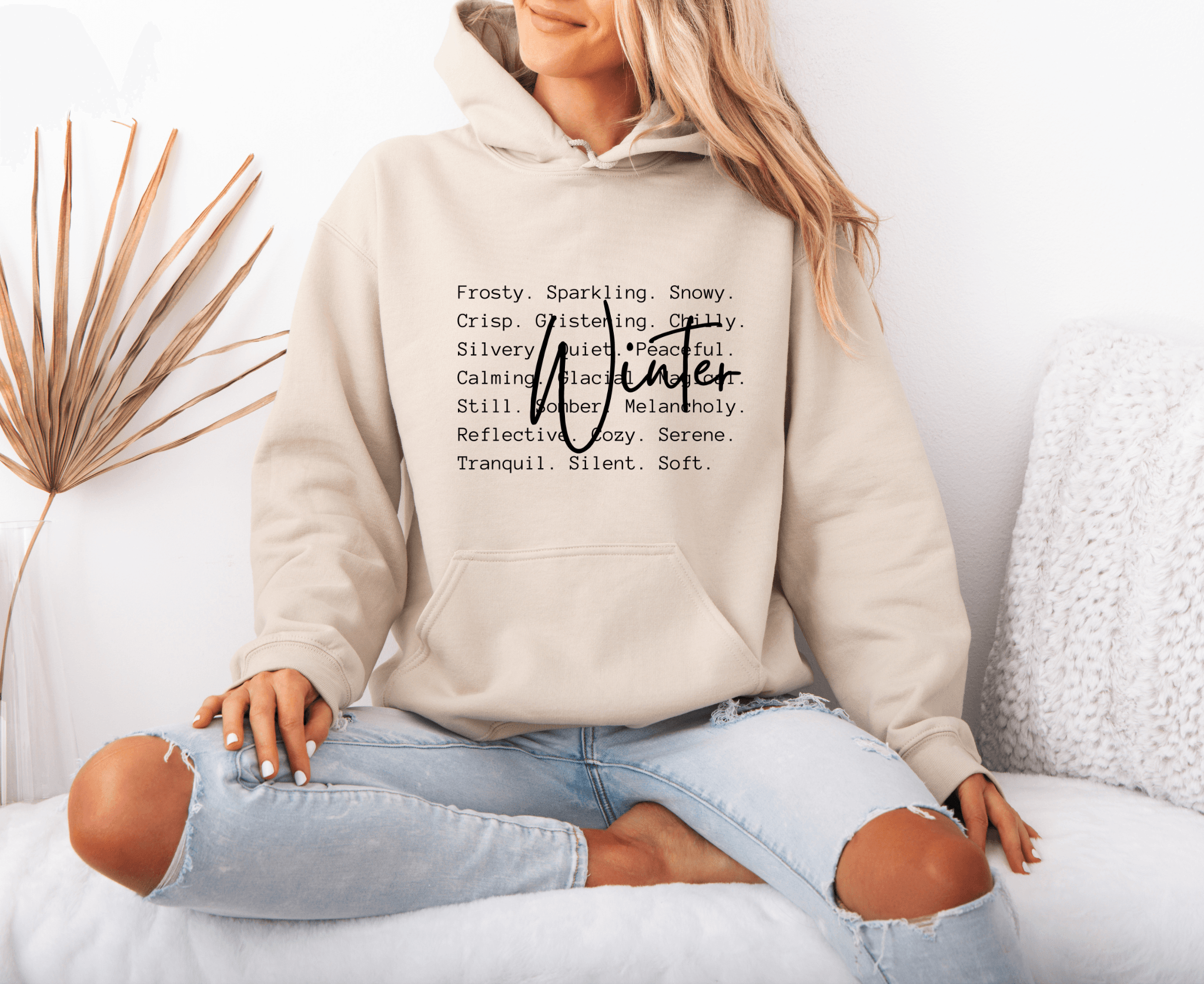 Winter Words Oversized Hoodie