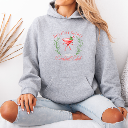 🍸 Holiday Spirit Cocktail Club 🎄  Luxuriously Thick Hoodie