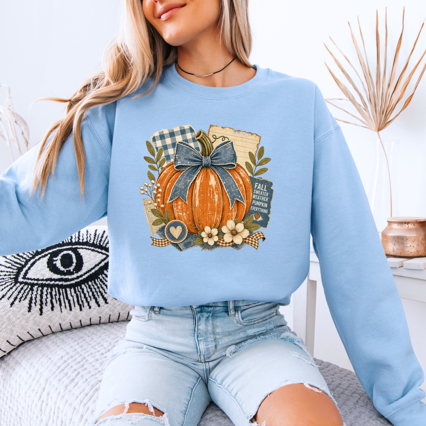 Fall Sweater Weather Pumpkin Sweatshirt 🎃🍂