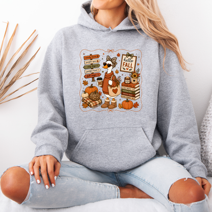 Hello Fall Goose Hoodie 🍂🪿