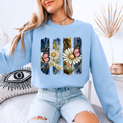 Midnight Daisy Butterfly 🌙🦋 Sweatshirt