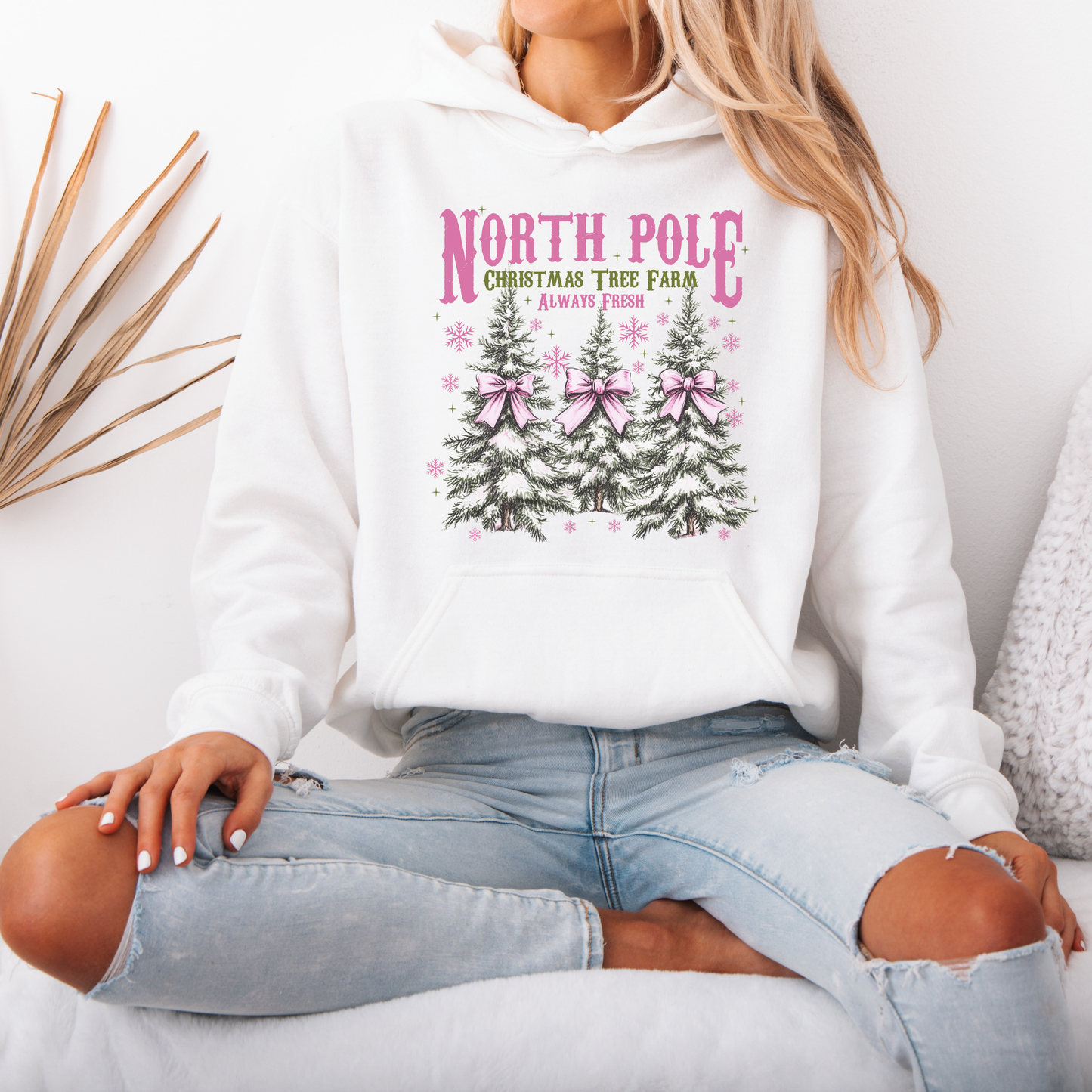 🌲❄️ North Pole Tree Farm ❄️🌲 Luxuriously Thick Hoodie