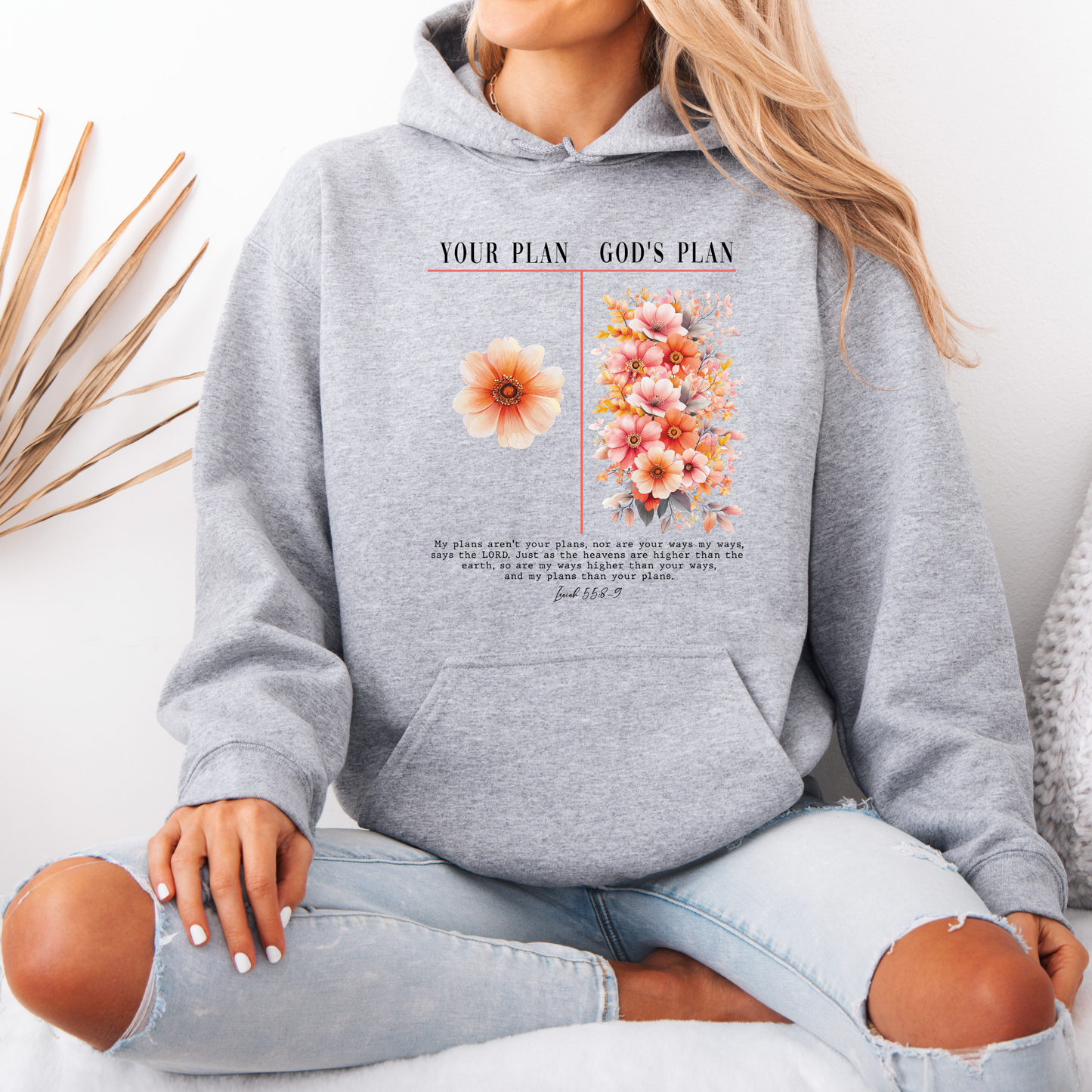 🙏 God’s Plan Floral Luxuriously Thick Hoodie ✨
