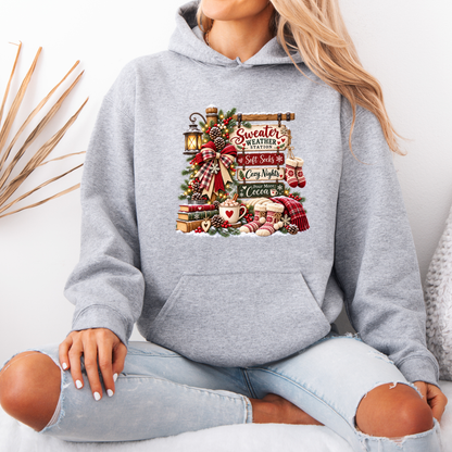 The Cosy Christmas Corner 🎄☕  Premium Christmas Hoodie
