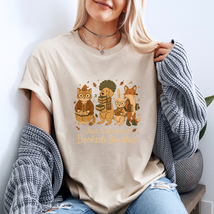 📚 Bookish Buddies Cozy Reader 100% Organic Cotton T-Shirt