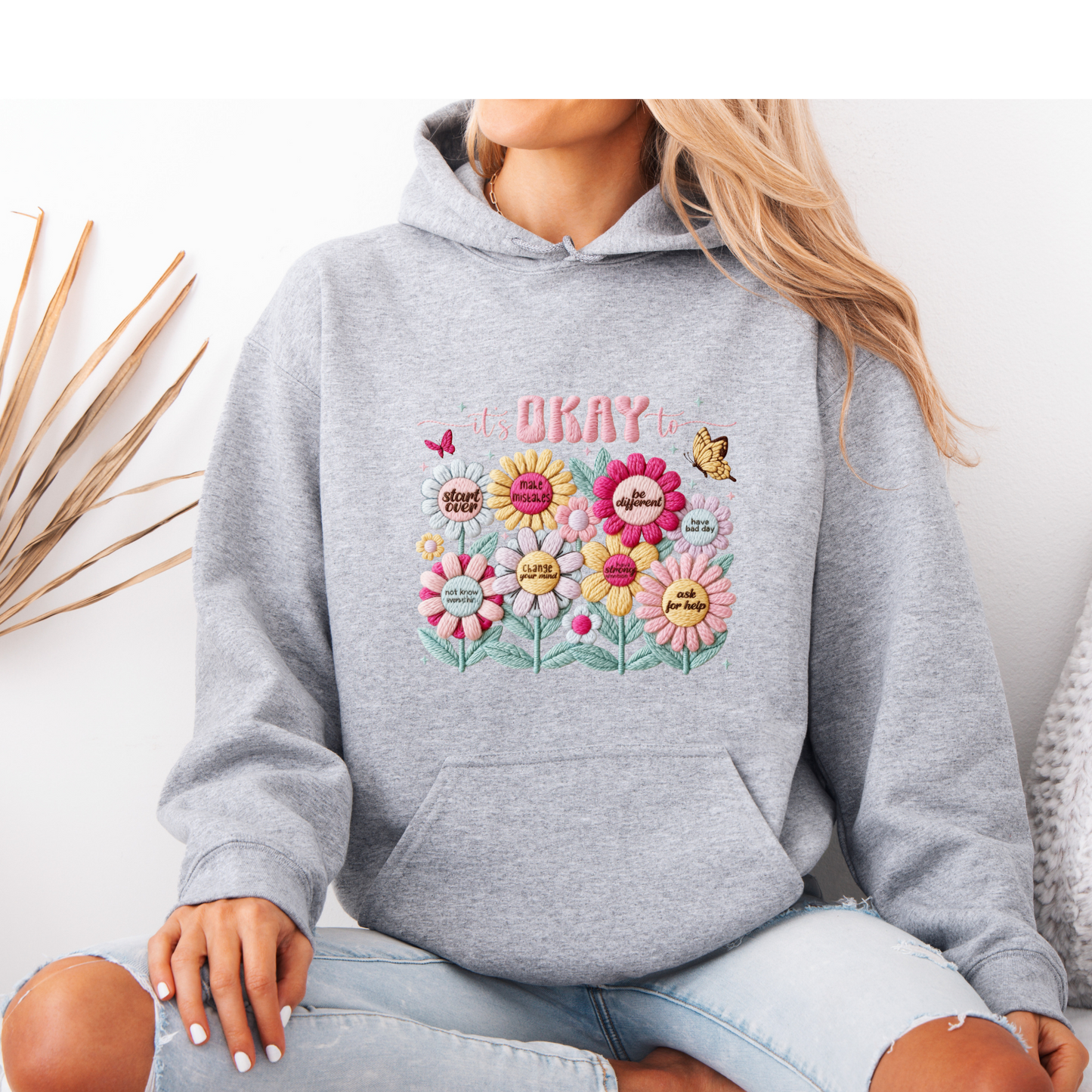 Luxurious Thick Bloom & Heal Hoodie 🌷