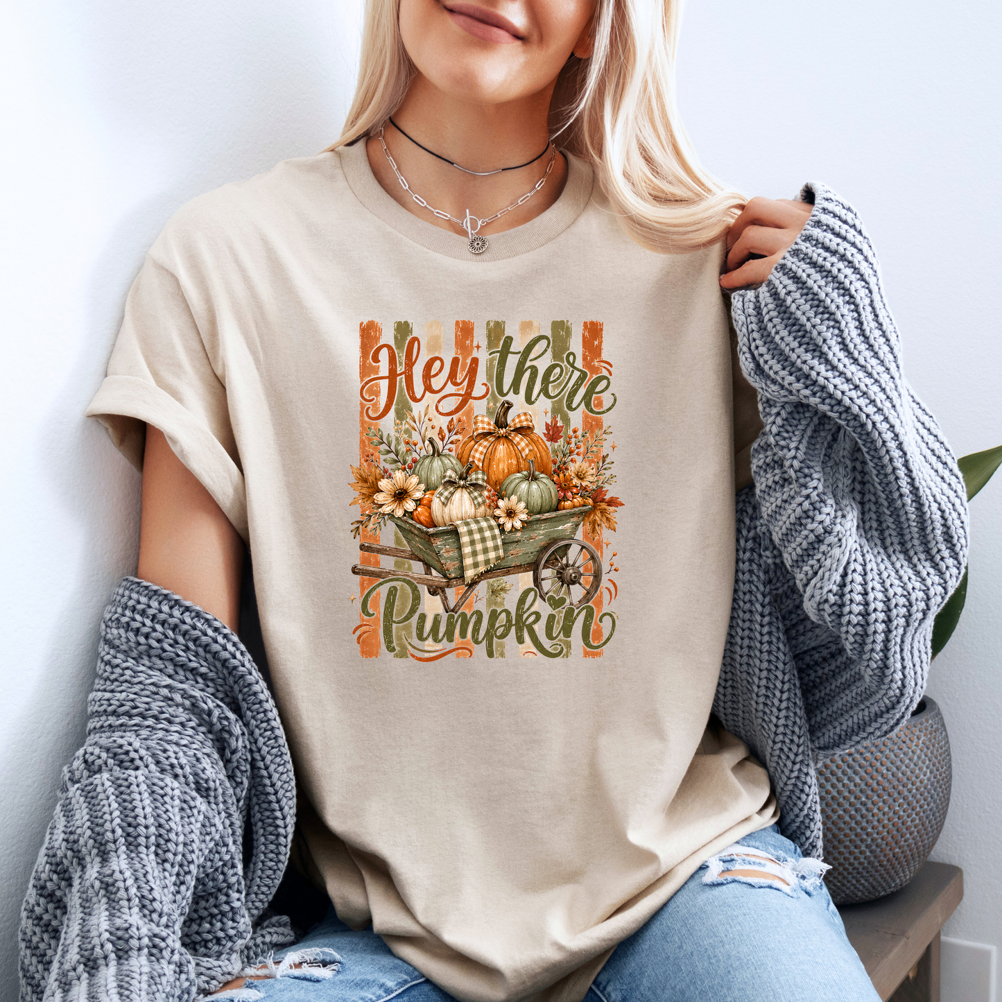 Hey There Pumpkin Autumn T-Shirt 🎃🍂