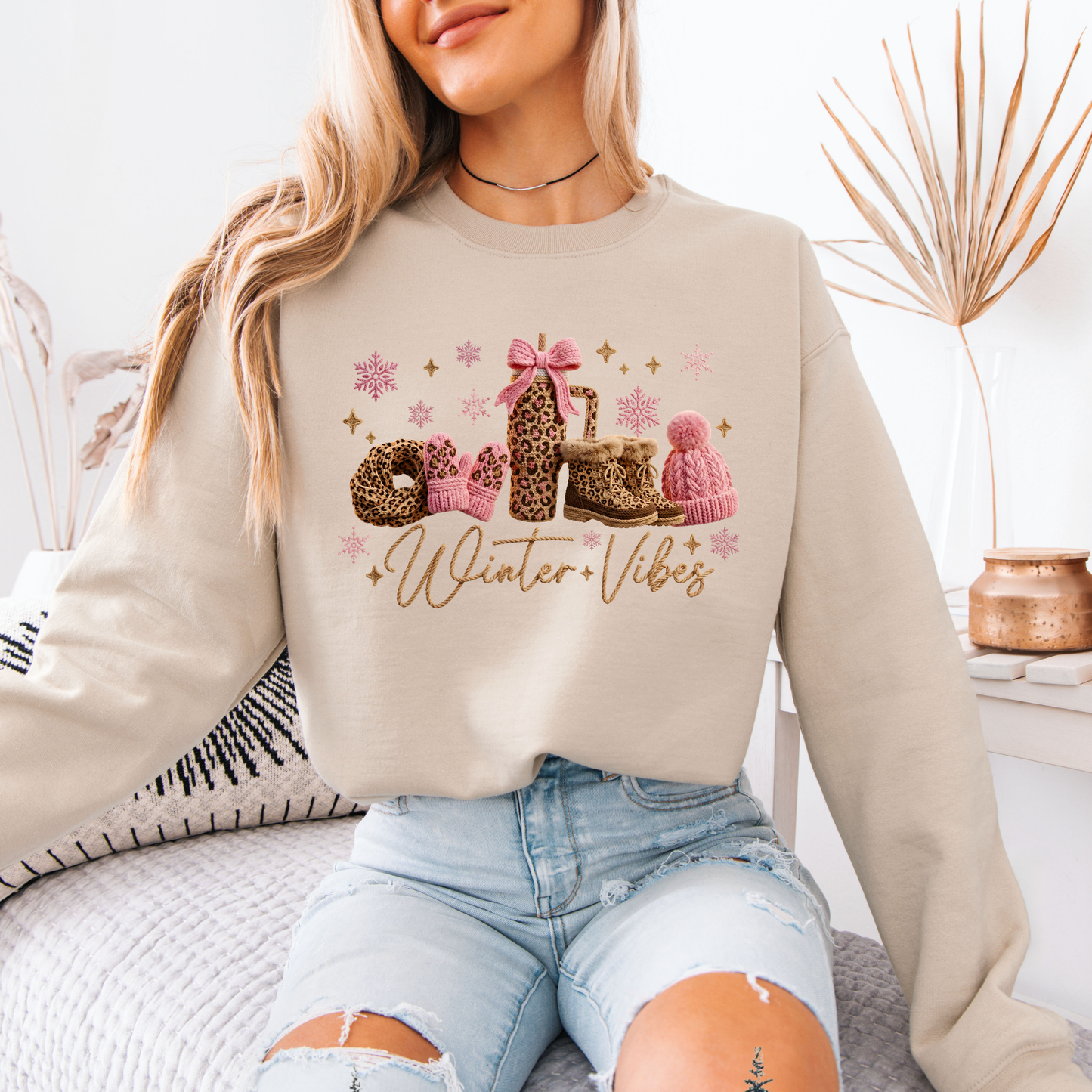 ❄️✨ Winter Vibes ✨❄️  Organic Cotton Sweatshirt