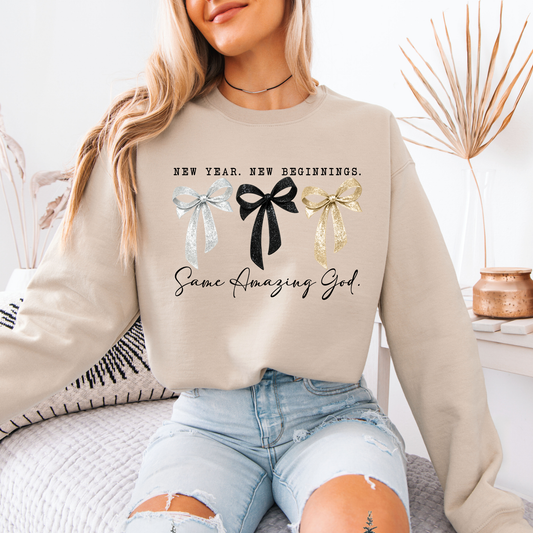 ✨ New Year New Beginnings🎀🙏 Organic Cotton Sweatshirt