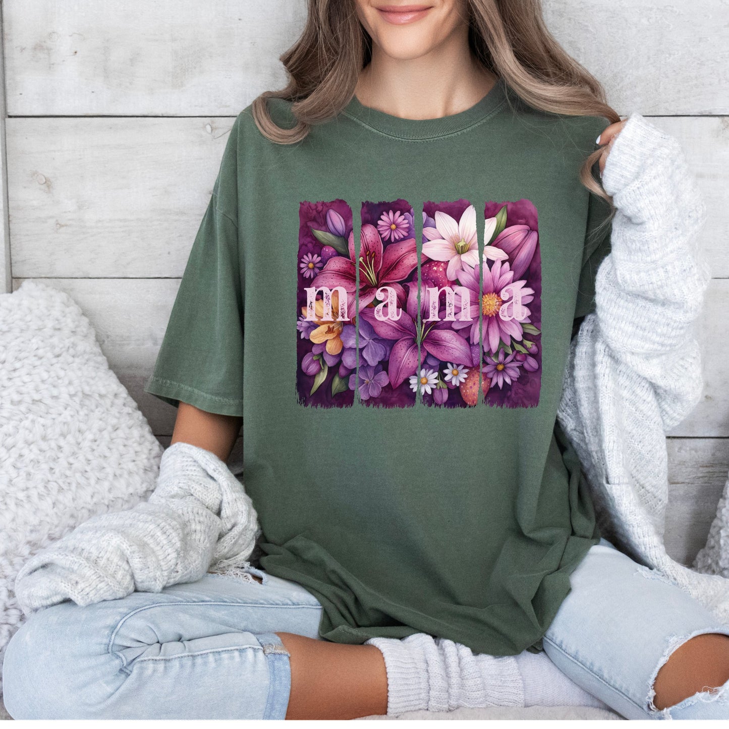Blooming Mama T-shirt 100% Organic Cotton