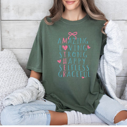 Amazing Mum T-shirt 100% Organic Cotton
