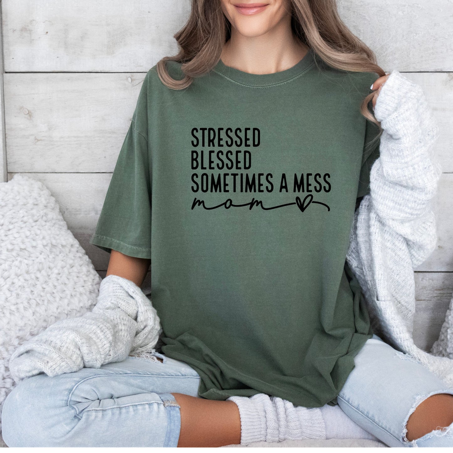 Sometimes a Mess T-shirt 100% Organic Cotton
