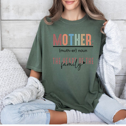 The Heart of the Family T-shirt 100% Organic Cotton